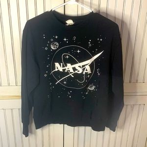 H&M black NASA crewneck